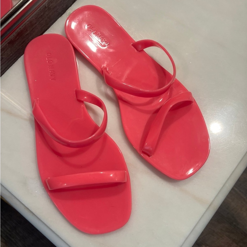 Old Navy Pink Slip-On Sandals for Casual Wear